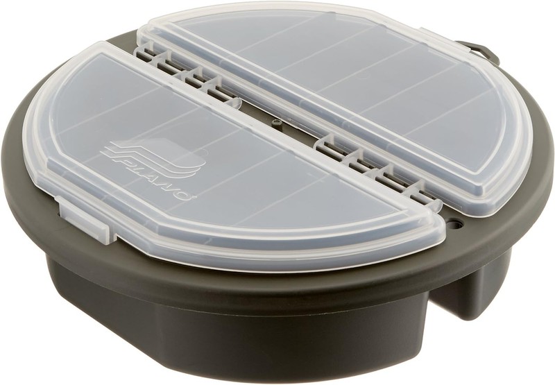 5 Gallon Bucket Topper Organizer – 18 Compartment Tackle Storage, OD Green/Clear