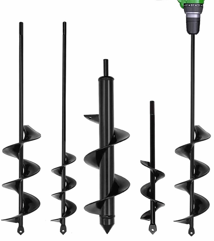 Garden Auger Drill Bits - 4 Sizes - Corrosion Resistant gallery