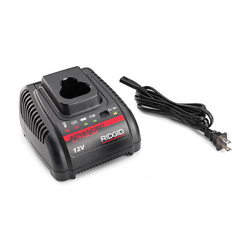 Ridgid 55193 12V Advanced Lithium Batteries Charger, 2.5 Amp 100V-240V AC