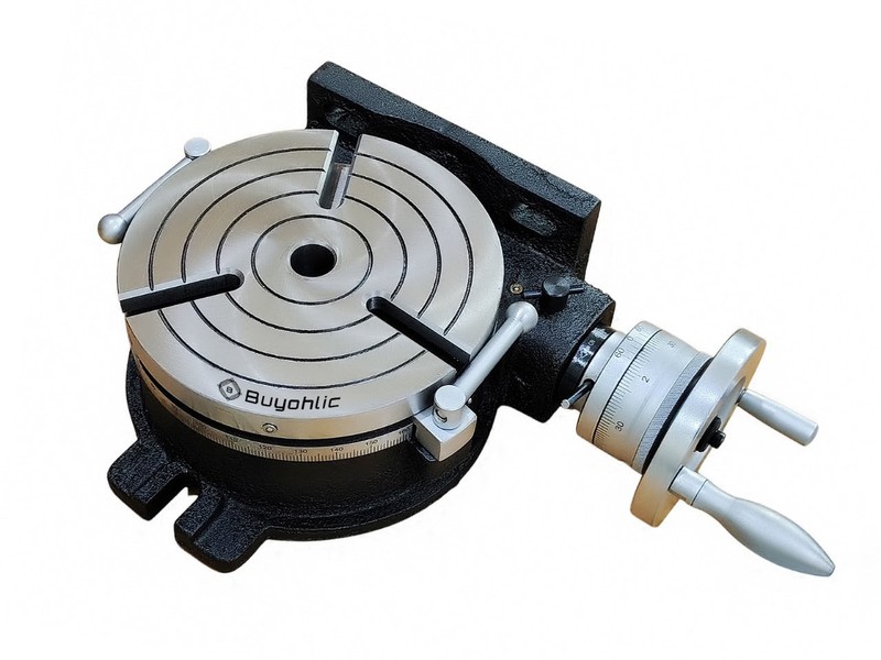 Buyohlic Horizontal Vertical HV8 8″ (200 mm) -3 slots Rotary Milling Indexing