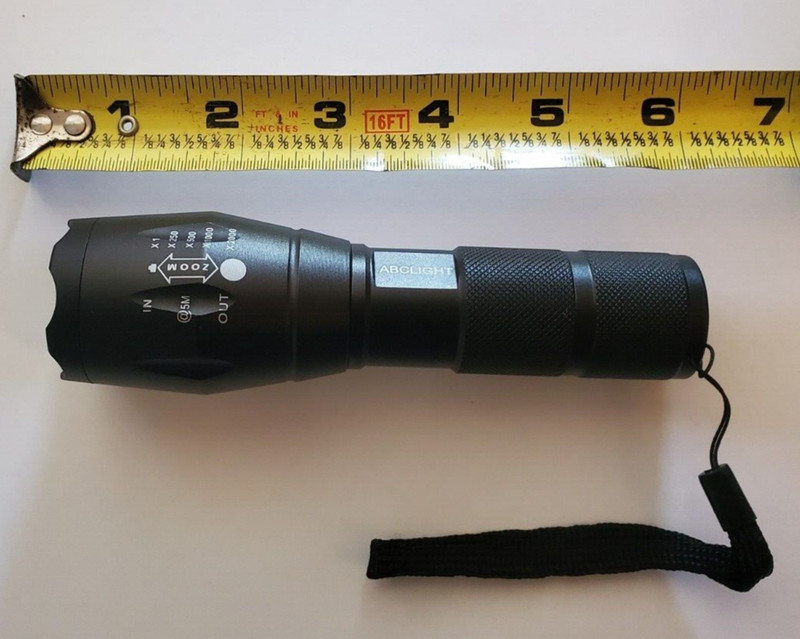 2Pack, 3 Color LED Flashlight, Tactical, Waterproof, Zoom, 5 modes, 2000 Lumen gallery