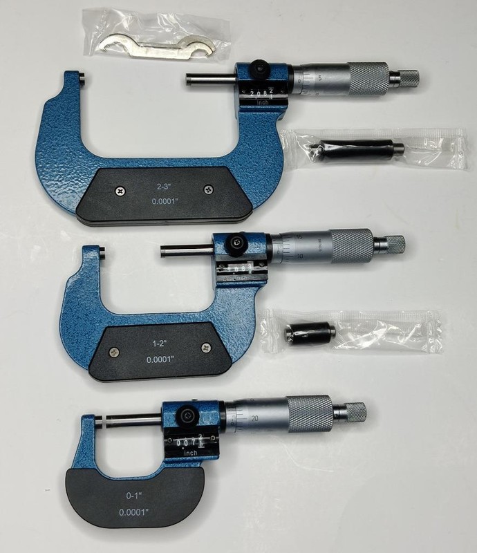 digit micrometer outside gauge 0 – 3 in iGaging caliper 0-1″. 1-2″, 2-3″