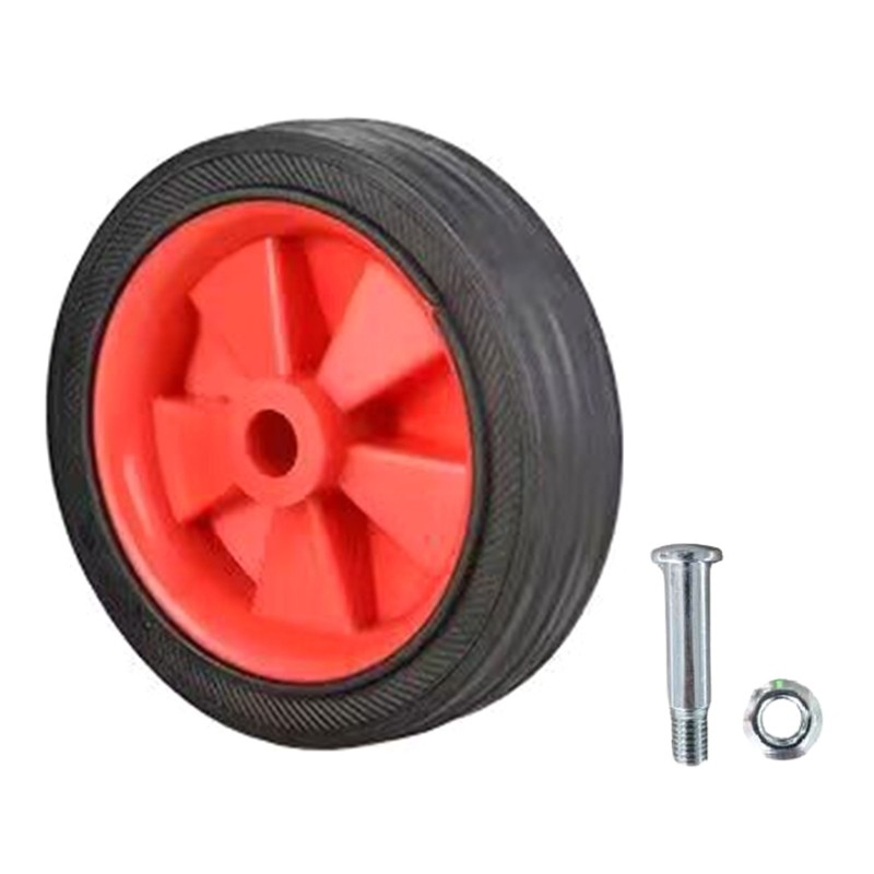 Quiet Rolling 5inch/6inch Air Compressor Wheel Kit None Marking Plastic Design