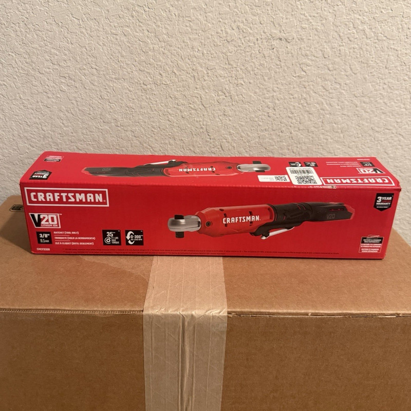 CRAFTSMAN V20 3/8 in Cordless Ratchet, Body Only (No Battery) CMCF930B