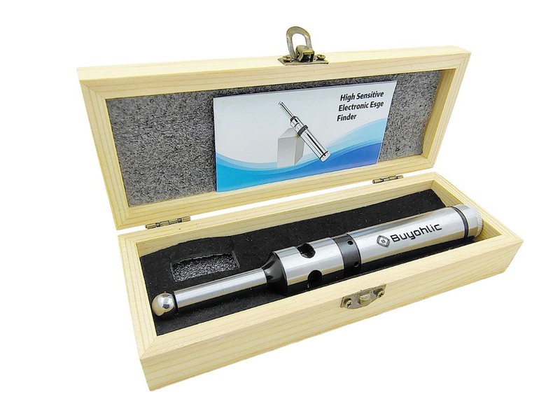 Buyohlic Electronic Edge Center Finder with LED and Beep for Milling CNC Lathe