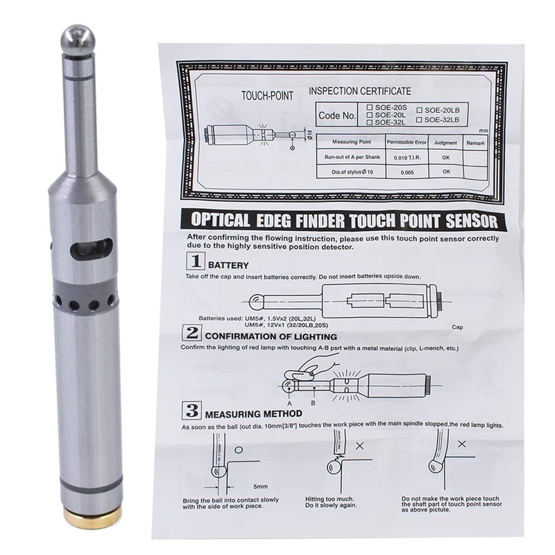 Buyohlic Electronic Edge Center Finder with LED and Beep for Milling CNC Lathe gallery