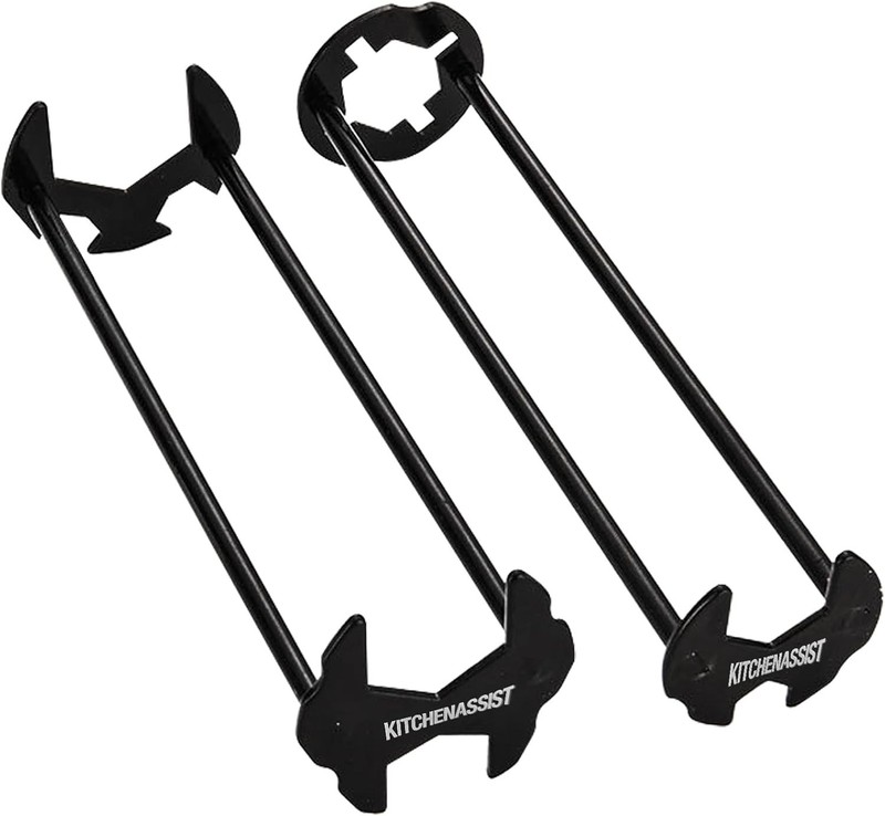 2pcs Basin Wrench Multifunctional Sink Wrench 7 Sizes Faucet Tool Four-jaw Hex