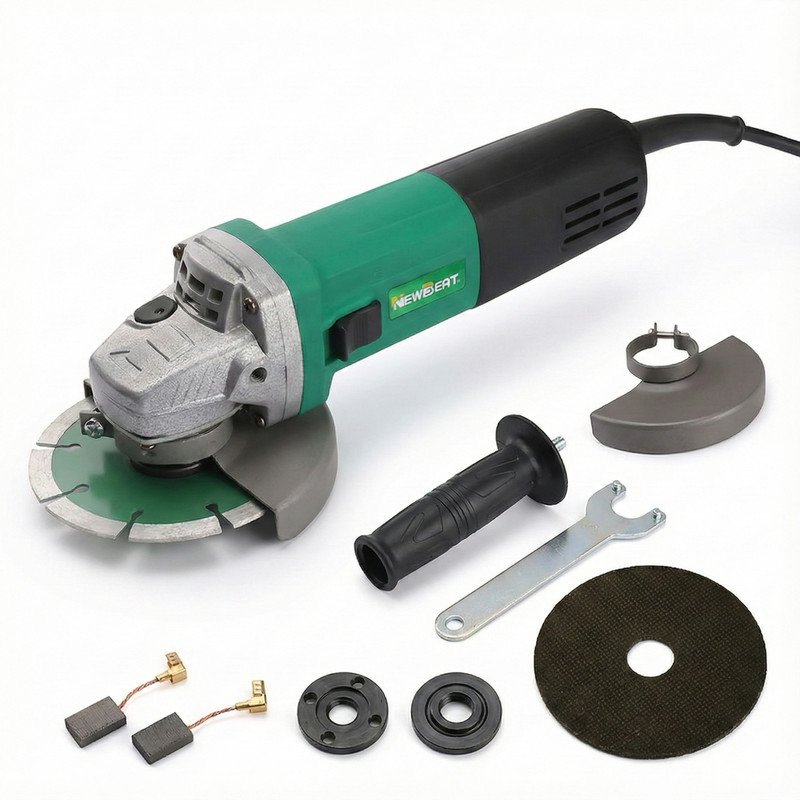 Heavy Duty Angle Grinder 1000W 4.5″ 11000RPM Metal Stone Cut Off Tool Corded