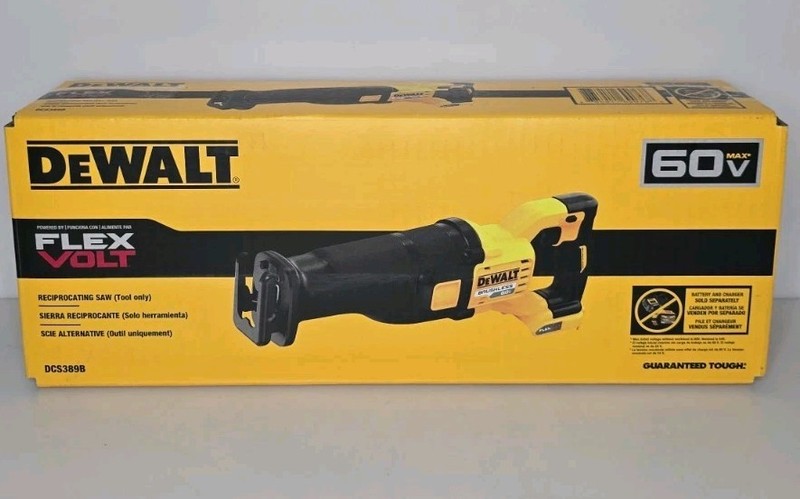 NEW DEWALT DCS389B FlexVolt 60V Cordless Reciprocating Saw TOOL ONLY