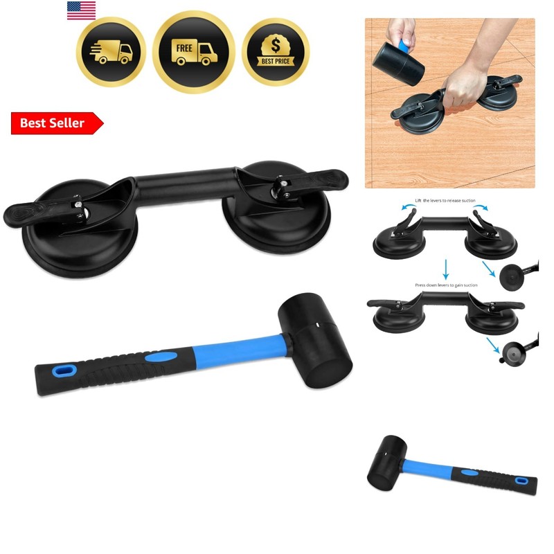 Floor Gap Fixer Tool for Laminate Floor Gap Repair Include Suction Cup and Ma...