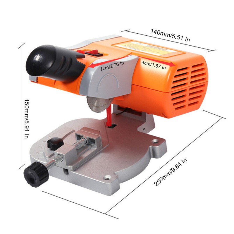 Mini Cut Off Saw Bench Top 2" Accurate Precision Cuts Metal Wood Carbon Arrows gallery