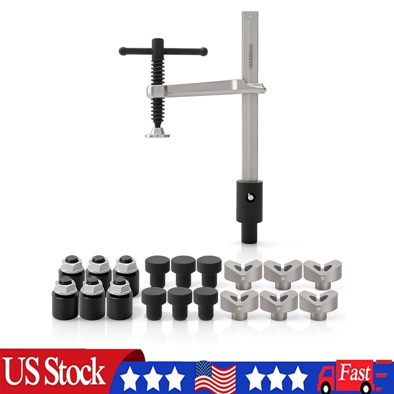 Welding Table Clamps and Fixture Pins, 19pcs 5/8in V Blocks, Round Pins US Stock