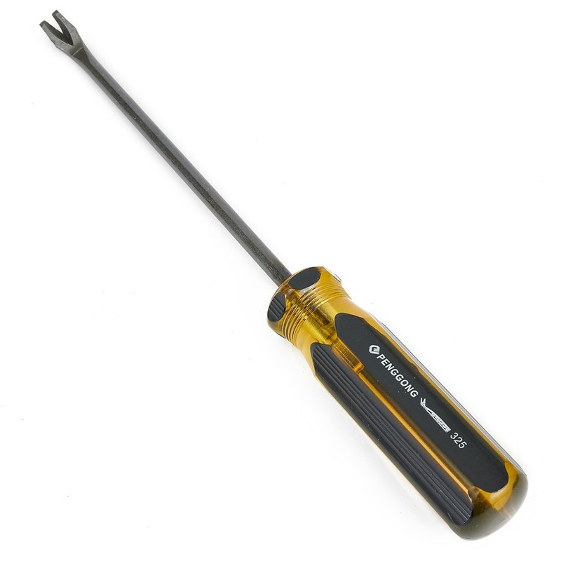 Tack-Nail Lifter Staple Remover Soft Grip Upholstery Puller Pry Bar Hand Tools