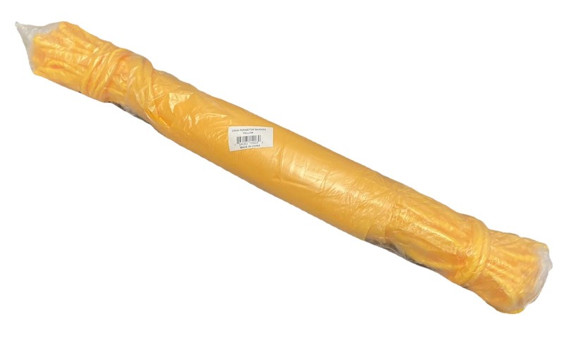Lot Of (4) - OSHA Perimeter Marker Safety Flags Yellow 500 Pound Strength gallery