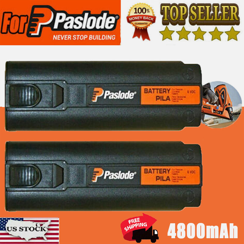 2PACK Battery for PASLODE 6V Ni-MH 404717 902000 900400 900420 900600 Nailer