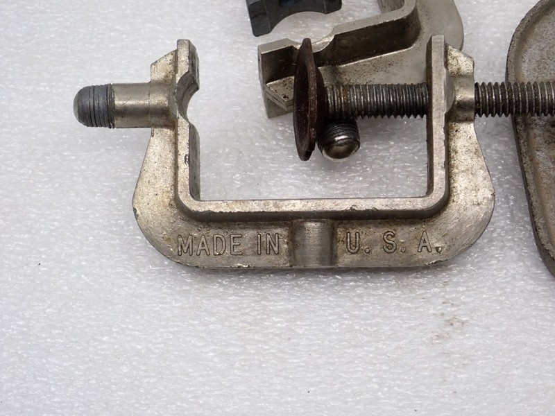 Vintage Lot of 6 Lab Rod Clamp holders mixed brands /types see Description gallery
