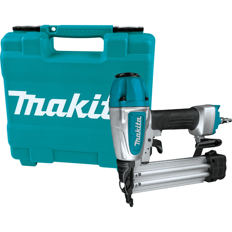 Makita 18 Gauge 2 in Pneumatic Brad Nailer With Hard Case Model AF506