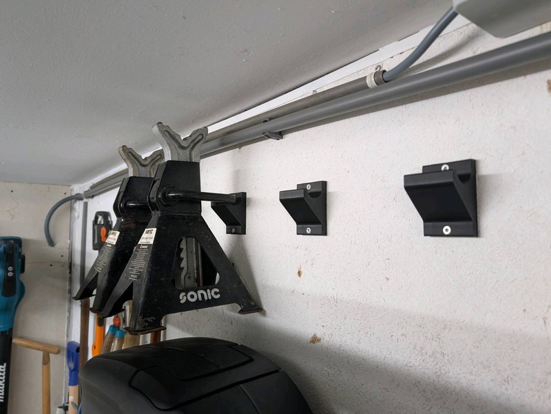 Jack Stand Wall Mount Organizer 4 Pack | Heavy Duty Garage Storage Holders