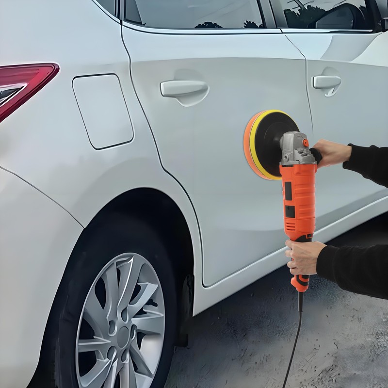 Car Polishing Machine Set with 7 Variable Speeds, Handhold Polishing Machine