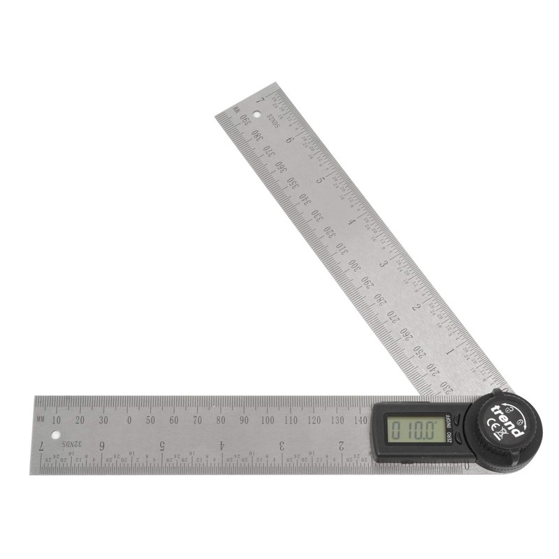 Trend 7 Inch Digital Angle Finder Ruler for Precise Internal and External Ang…