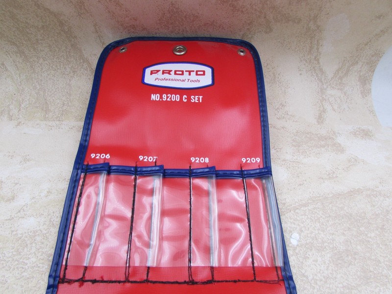 Vintage Proto 2419 Vinyl Pouch For 9200C, 7 PC Nut Driver Set 3/16" To 3/8". gallery