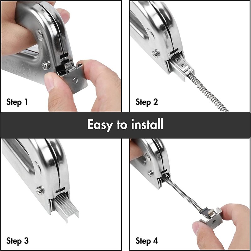 Arrow T50 Heavy Duty Staple Gun Kit with 3750 Pieces T50 1/4" 3/8", 1/2" Staples gallery