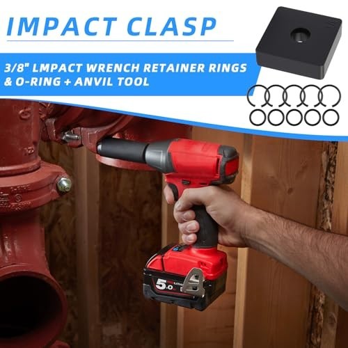 3/8" Impact Retaining Ring Fits Milwaukee 3/8 Impact Friction Ring Clip With Hog gallery