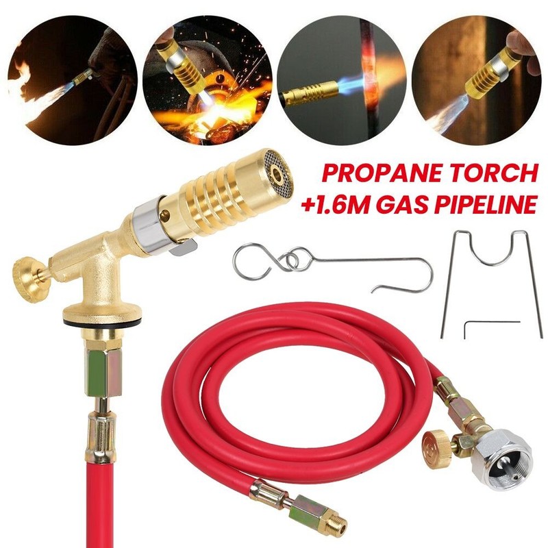 MAPP MAP-Pro Propane Gas Welding Torch Plumbing Soldering Torch with 1.6M Hose gallery