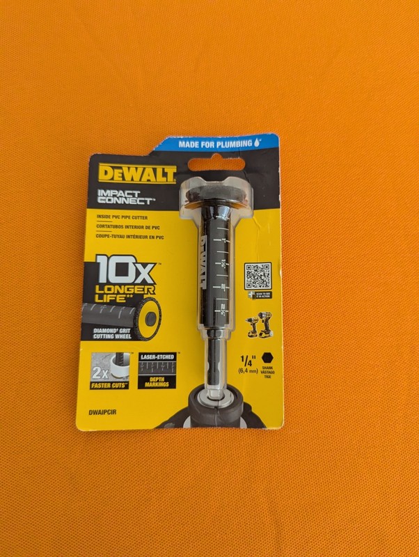 DEWALT IMPACT CONNECT Inside PVC Cutter for Impact Driver