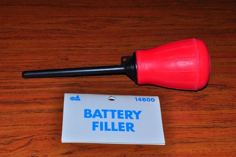 S & G Tool Aid 14600 Battery Filler with Rubber Bulb w/6 OZ Cap.Qt 4 ea