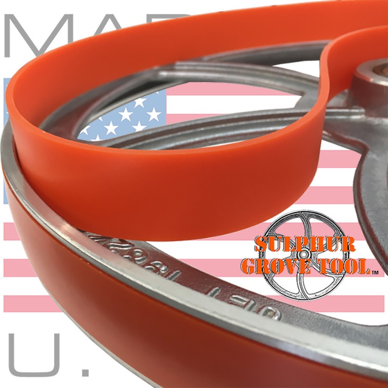 Hobart 5216 16″ Urethane Band Saw Tires replaces 2 OEM parts. Made in USA