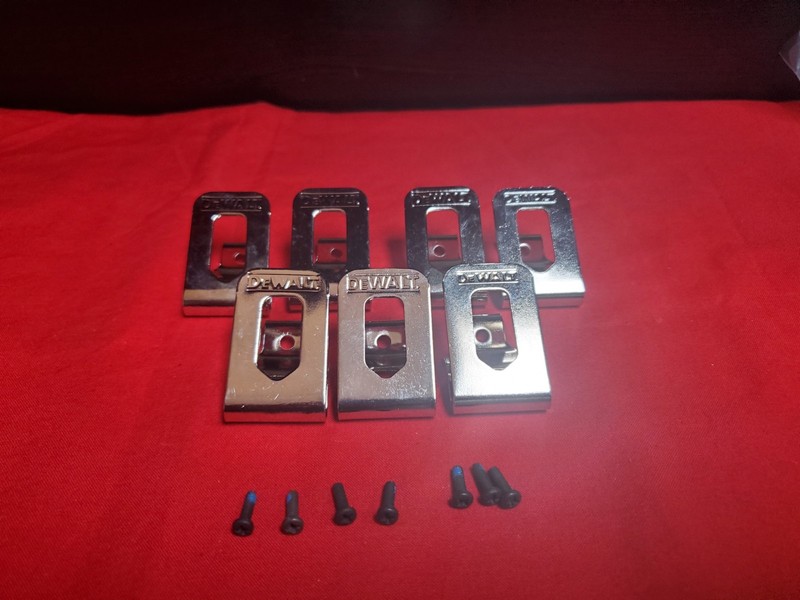 Lot Of 7 New Part Belt Hook Assembly’s DeWALT Impact Driver Free Shipping 🛩