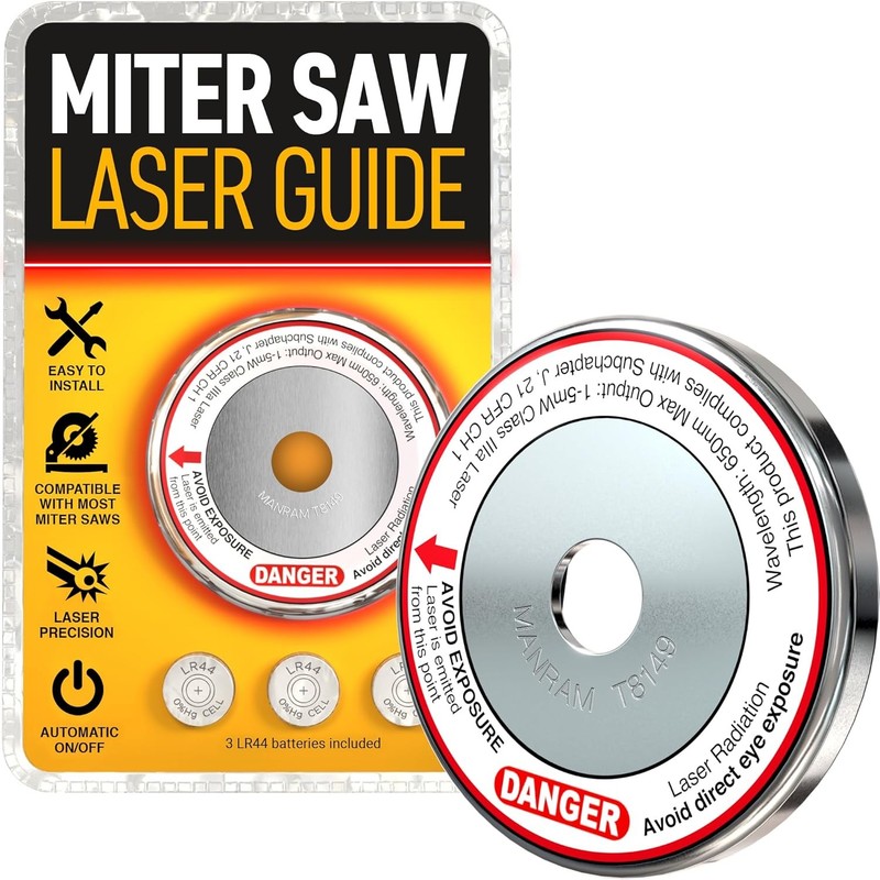 Miter Saw Laser Guide – Miter and Portable Saw Laser Guide, Miter & Portable Saw