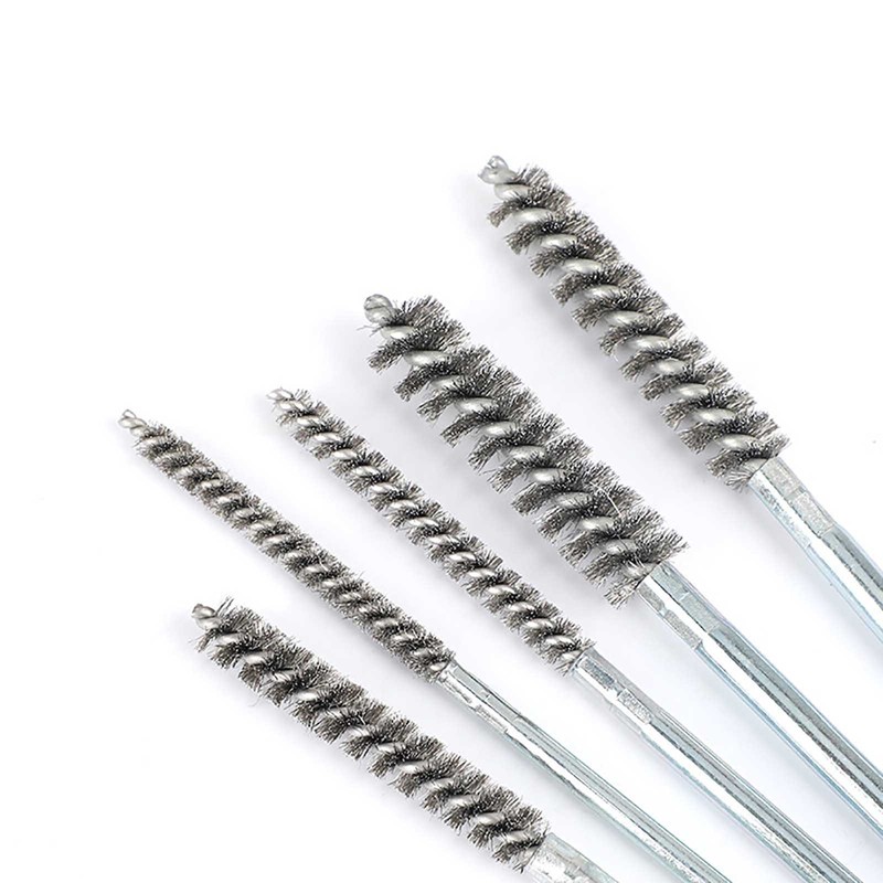 2.1mm-100mm Diameter Stainless Steel Bore Brush Wire Brush For Rotary Tool Drill gallery