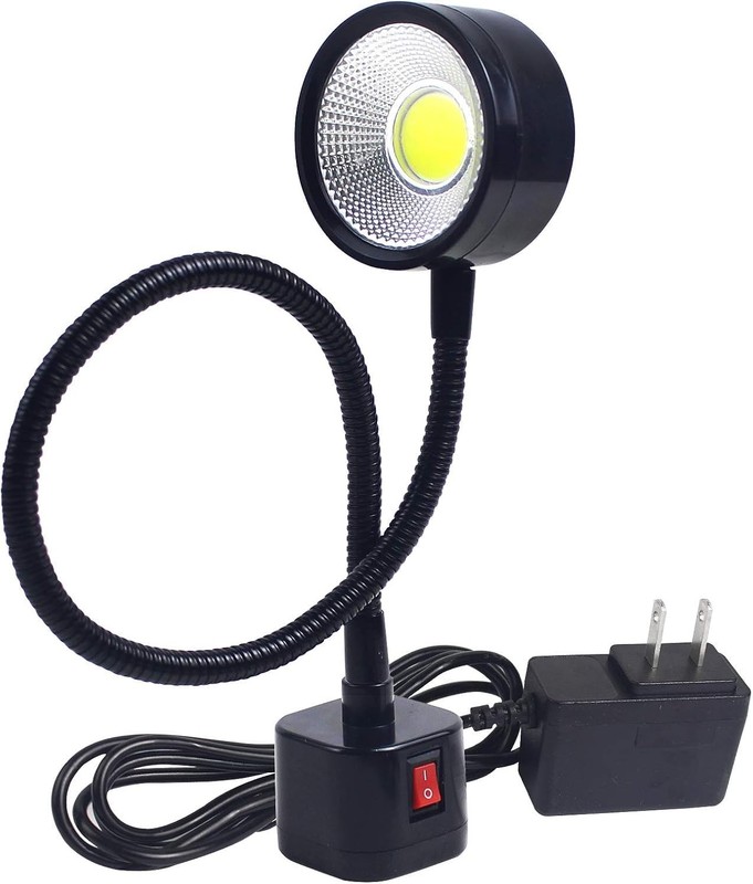 Led Magnetic Work Light 300mm Flexible Gooseneck lamp 500 Lumens 120 Volt for…