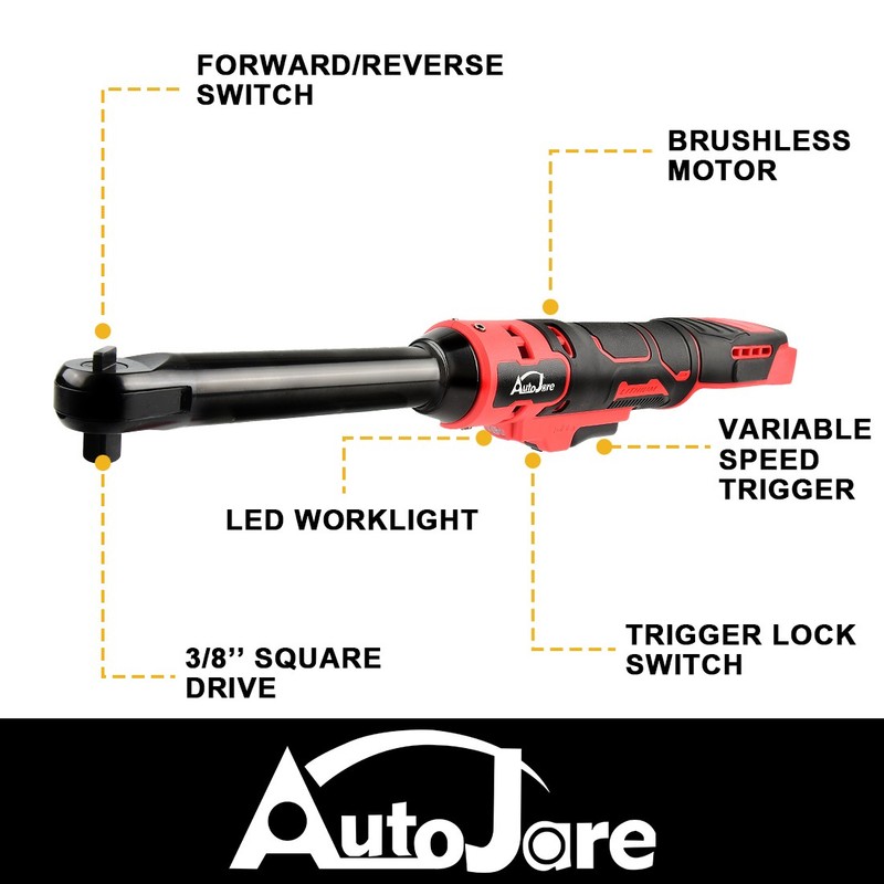 For Milwaukee 18V Battery 3/8" Cordless Ratchet Wrench Extended Tool Only gallery