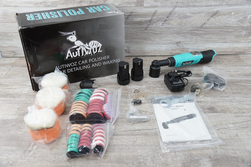 AUTIWOZ Cordless Mini Car Polisher Micro Scratch Remove Buffer Polishing Machine