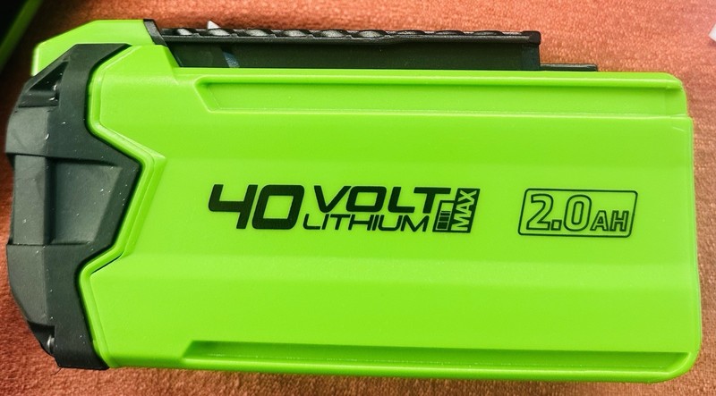 Genuine OEM Greenworks 40V 2.0Ah Lithium-Ion Battery – Brand New