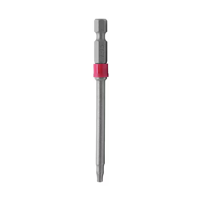 3 In. T15 Star Drive Steel Grooved Board Driver Bits (2-Pack)