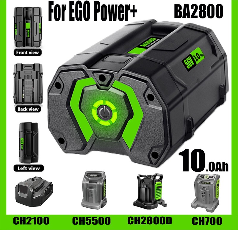 For EGO 56V Battery 56volt BA1400T BA4200 BA2800 ST1502LB 10.0Ah Max Battery