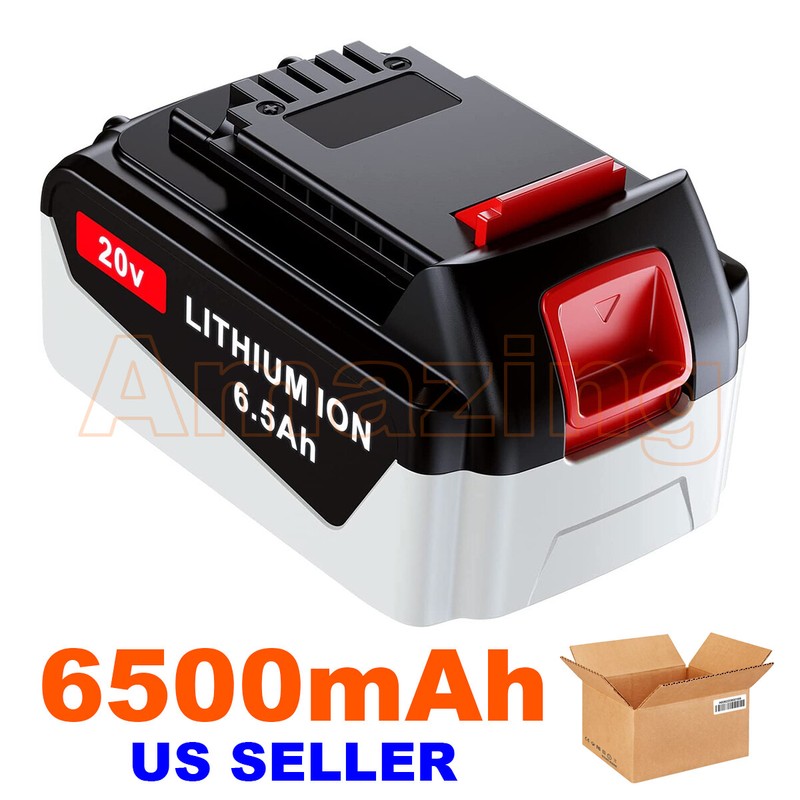 New 6.5Ah 4Ah For Black and Decker 20 Volt Li-ion Battery LBXR20 LST220 LBX20 US