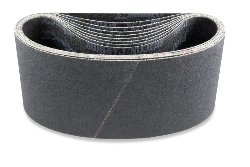 4 X 24 Inch 220 Grit Silicon Carbide Sanding Belts, 3 Pack