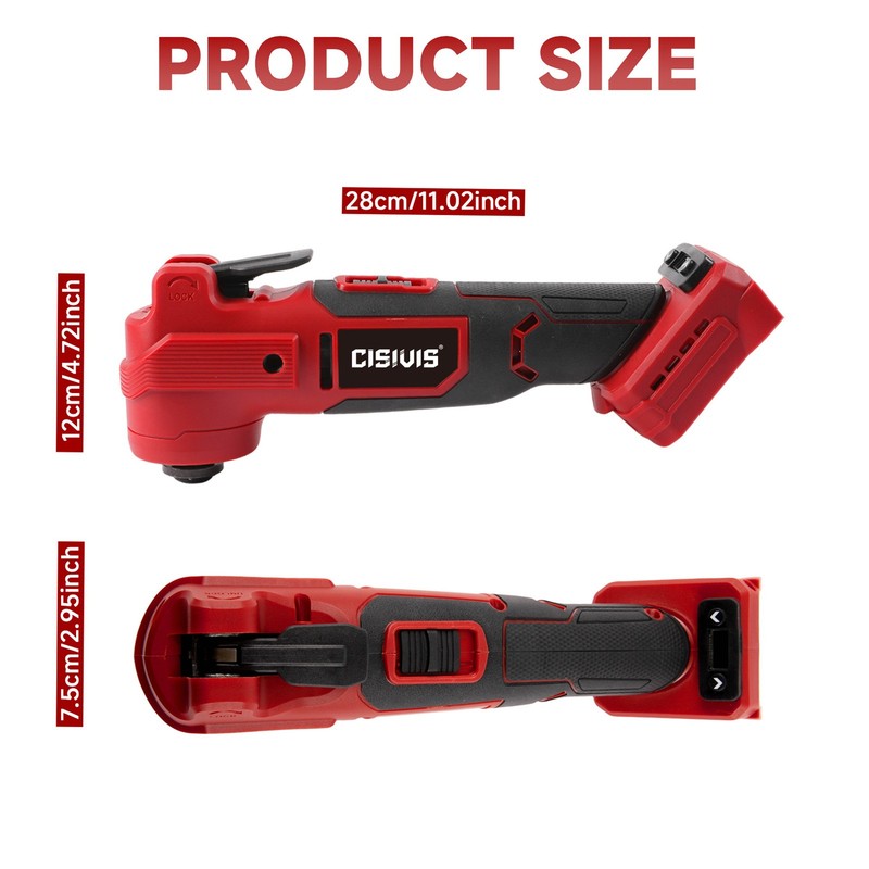 For Milwaukee M18 Battery Cordless Multi-Tool Oscillating Tool - Variable Speed gallery