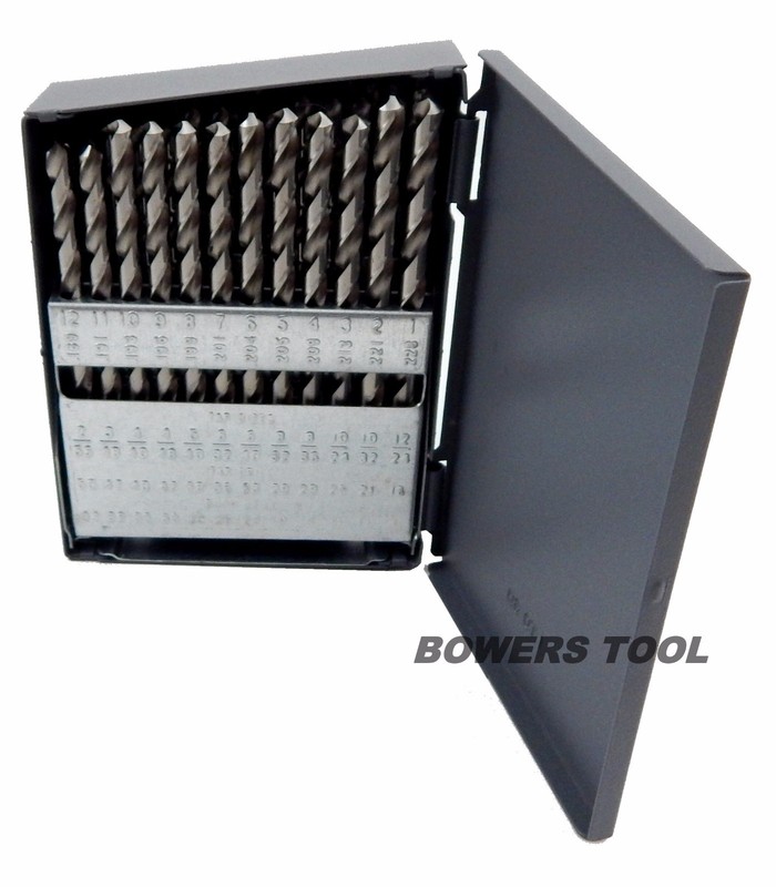 Norseman 60 pc HI-Moly M7 NUMBER Wire Gauge Drill Bit Set w Index #1-60 USA J-60 gallery