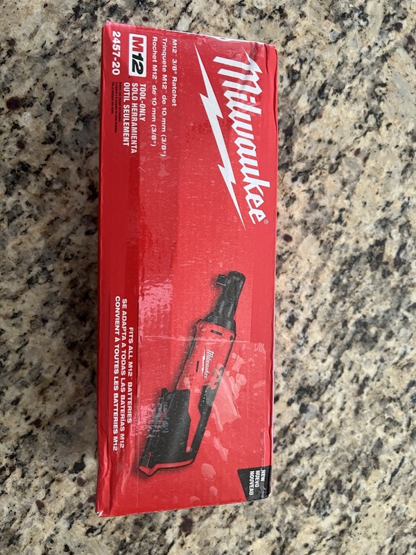 Milwaukee 2457-20 M12 12V 3/8″ Inch Cordless Ratchet (Tool Only)