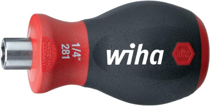 Wiha 28103 Magnetic 1/4 Bit Holder, Stubby, 57Mm