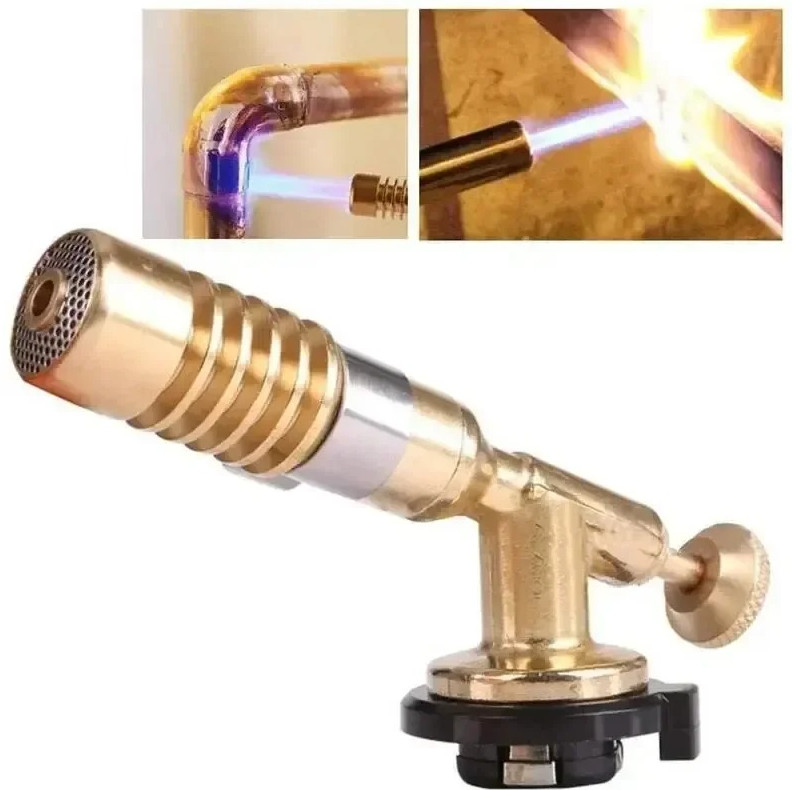 1pc Portable Gas Welding Torch Brass High Temperature Blowtorch Tool – NEW