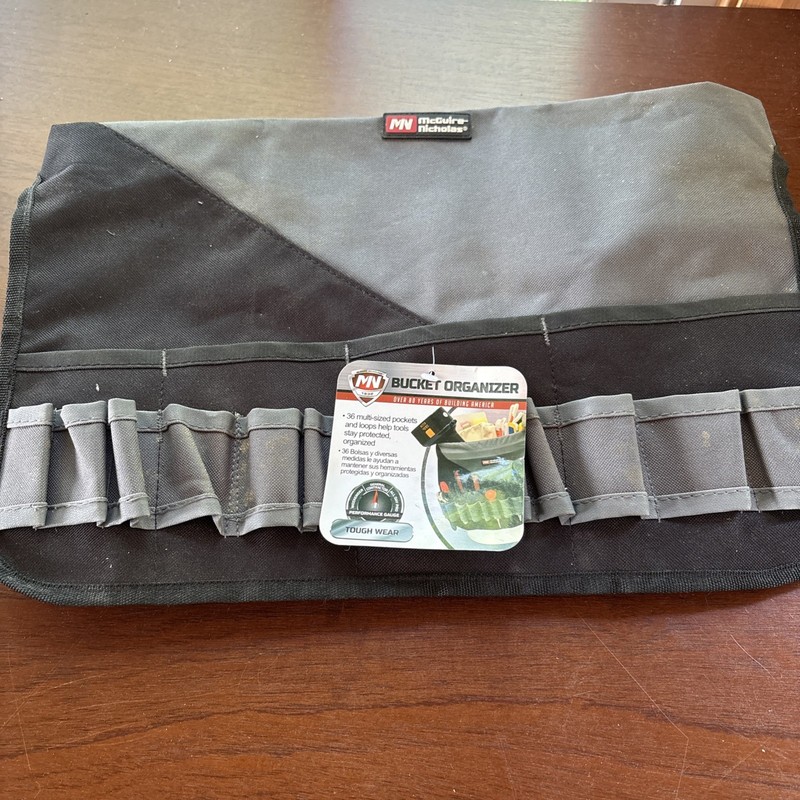 36 Pocket Bucket Organizer McGuire-Nicholas 22036-SG-1 See Description