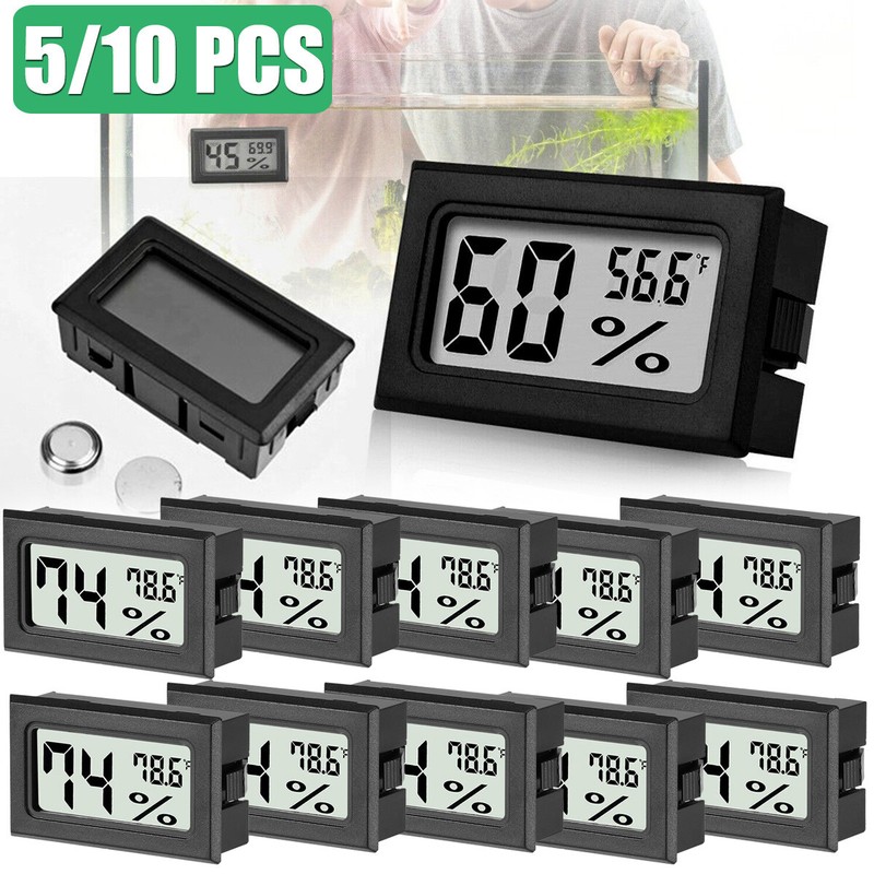 Indoor Temperature Thermometer Humidity Meter Fahrenheit Hygrometer Digital LCD