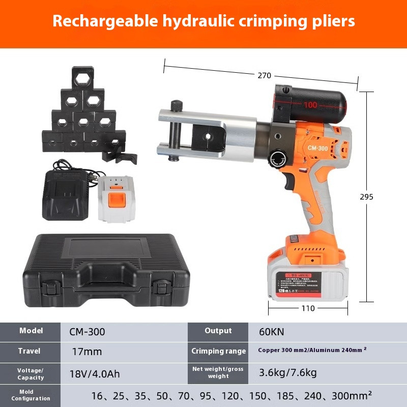 Electro Crimping Pliers Small Portable Charging Voltage Connecting Pliers